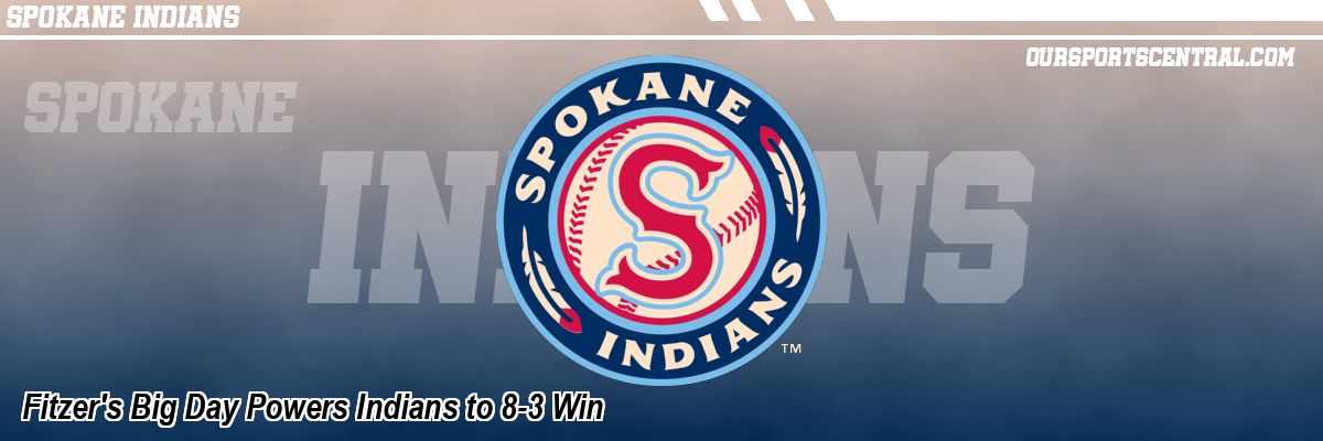 Fitzer's Big Day Powers Indians to 8-3 Win