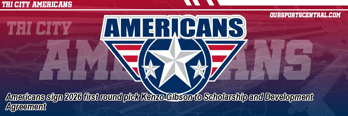 Americans sign 2026 first round pick Kenzo Gibson to Scholarship and Development Agreement