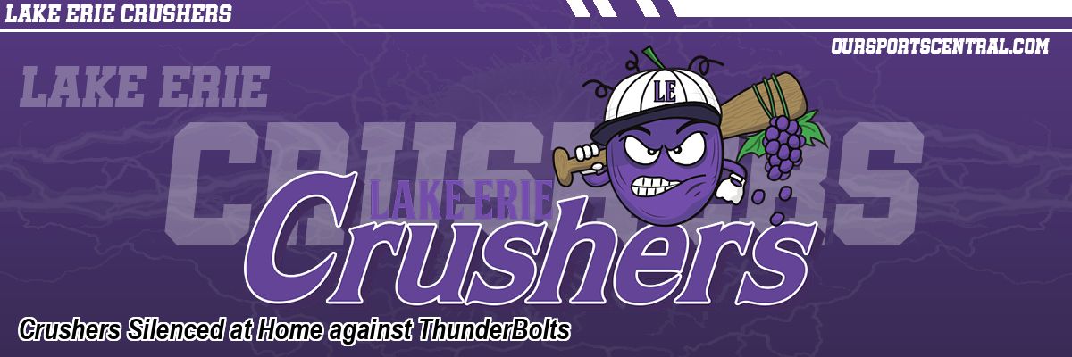 Crushers Silenced at Home against ThunderBolts