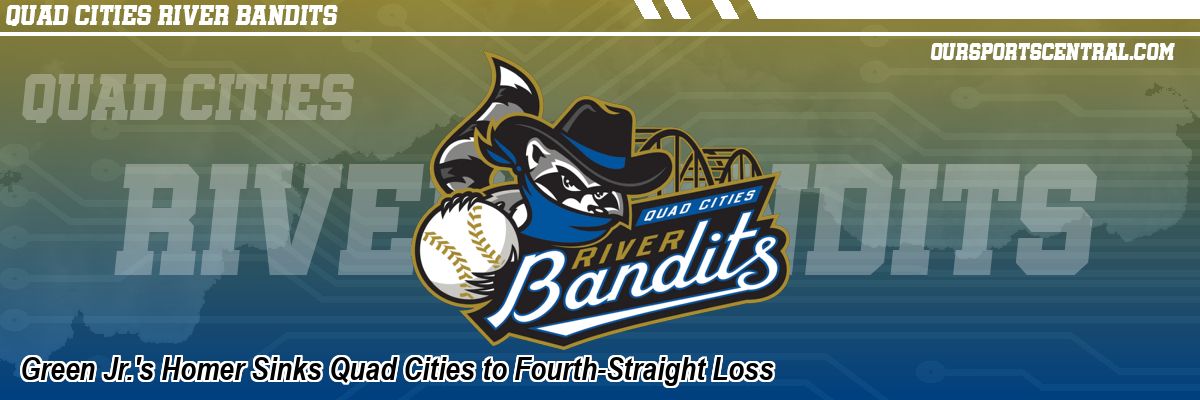 Green Jr.'s Homer Sinks Quad Cities to Fourth-Straight Loss