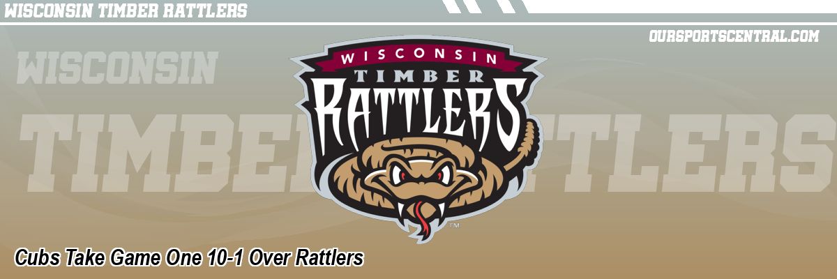 Cubs Take Game One 10-1 Over Rattlers