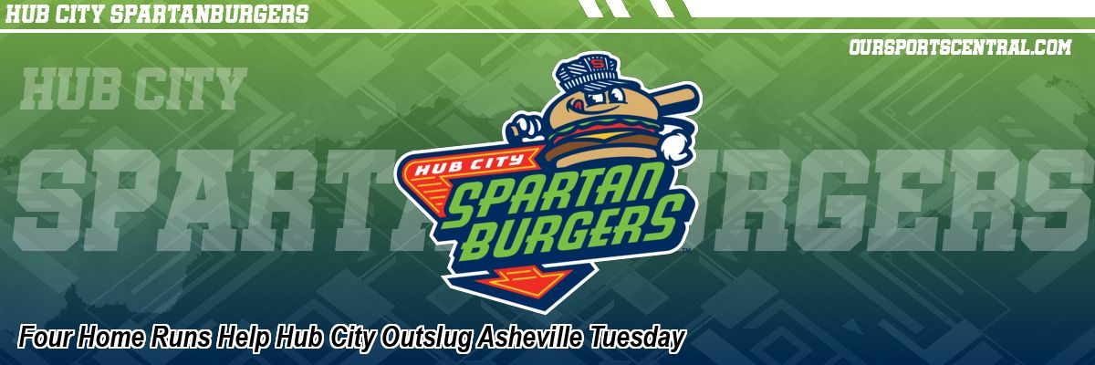 Four Home Runs Help Hub City Outslug Asheville Tuesday