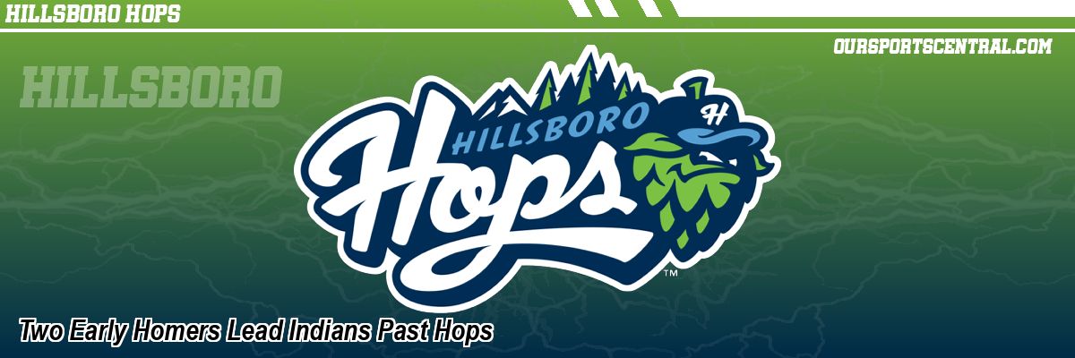 Two Early Homers Lead Indians Past Hops