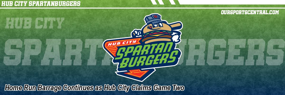 Home Run Barrage Continues as Hub City Claims Game Two