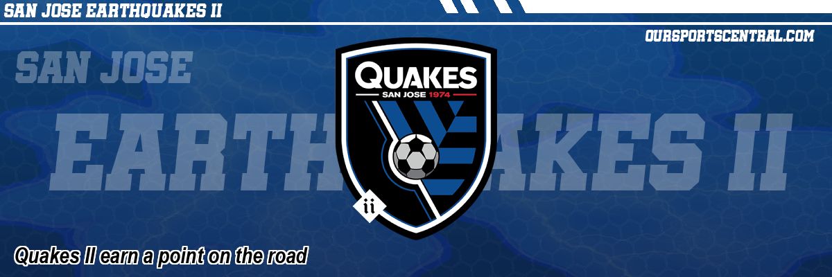 Quakes II earn a point on the road