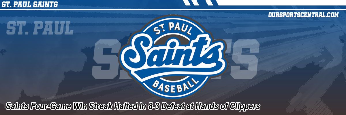 Saints Four-Game Win Streak Halted in 8-3 Defeat at Hands of Clippers