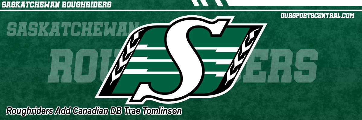 Roughriders Add Canadian DB Trae Tomlinson