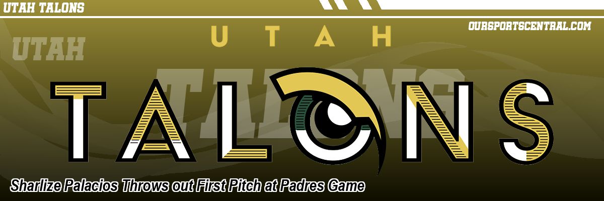Sharlize Palacios Throws out First Pitch at Padres Game