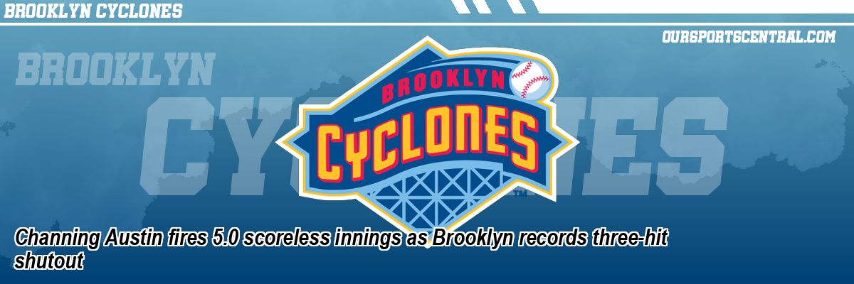 Channing Austin fires 5.0 scoreless innings as Brooklyn records three-hit shutout