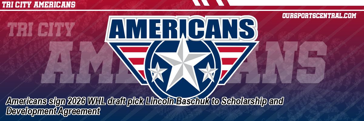 Americans sign 2026 WHL draft pick Lincoln Baschuk to Scholarship and Development Agreement