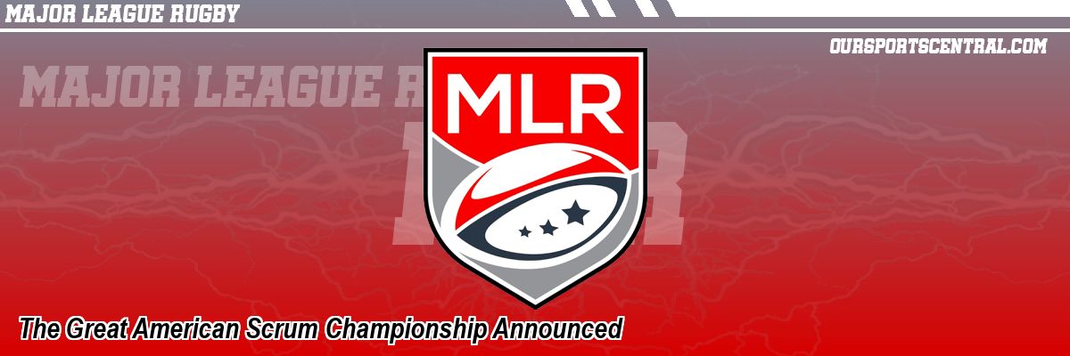 The Great American Scrum Championship Announced