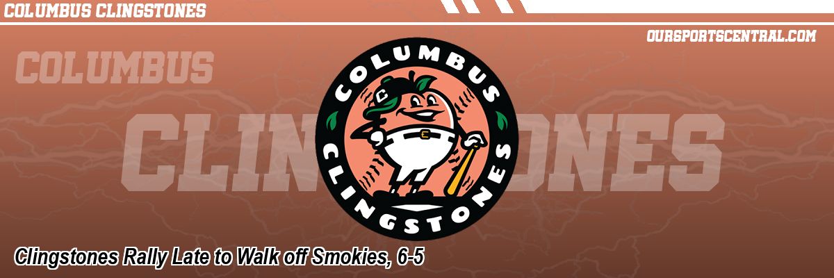 Clingstones Rally Late to Walk off Smokies, 6-5