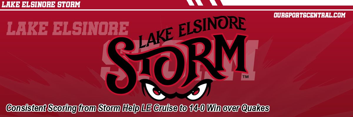 Consistent Scoring from Storm Help LE Cruise to 14-0 Win over Quakes