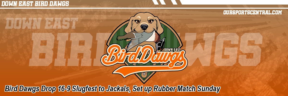 Bird Dawgs Drop 16-9 Slugfest to Jackals, Set up Rubber Match Sunday