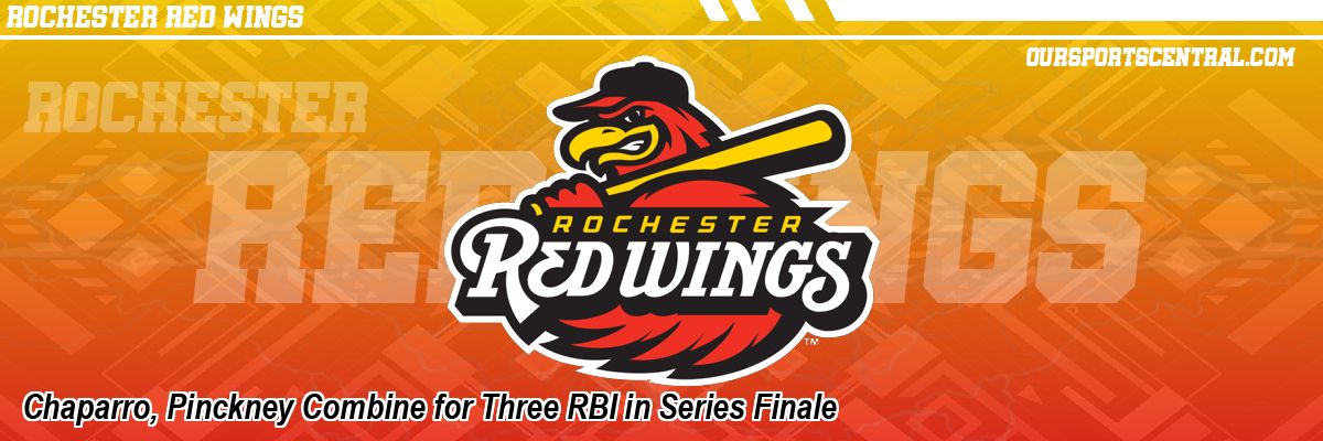 Chaparro, Pinckney Combine for Three RBI in Series Finale