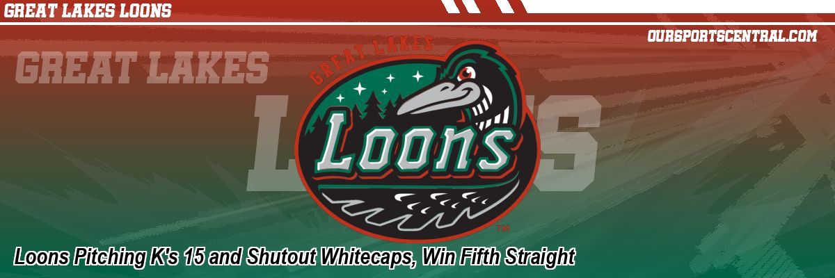 Loons Pitching K's 15 and Shutout Whitecaps, Win Fifth Straight