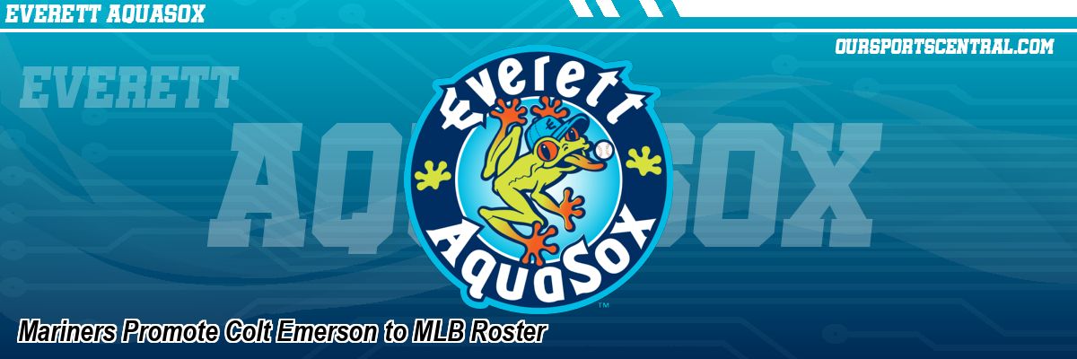 Mariners Promote Colt Emerson to MLB Roster