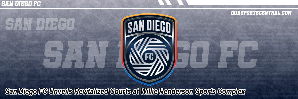 San Diego FC Unveils Revitalized Courts at Willie Henderson Sports Complex
