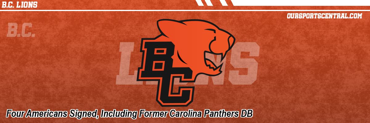 Four Americans Signed, Including Former Carolina Panthers DB
