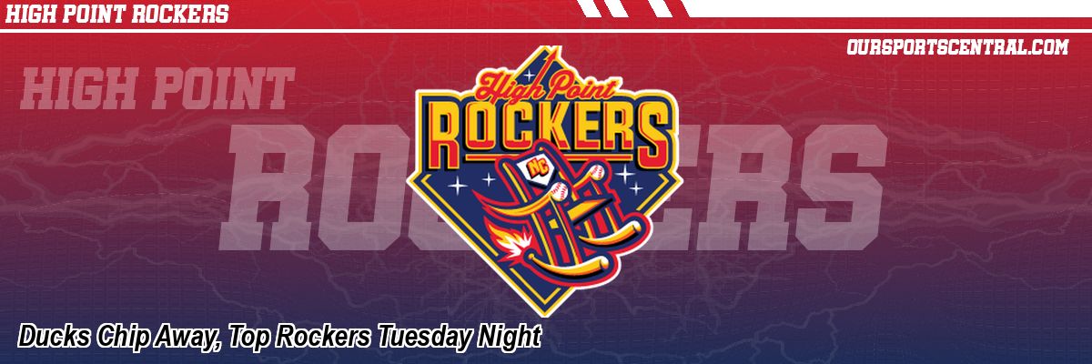 Ducks Chip Away, Top Rockers Tuesday Night