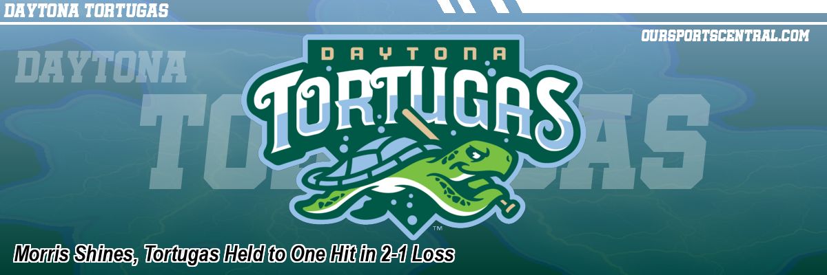 Morris Shines, Tortugas Held to One Hit in 2-1 Loss