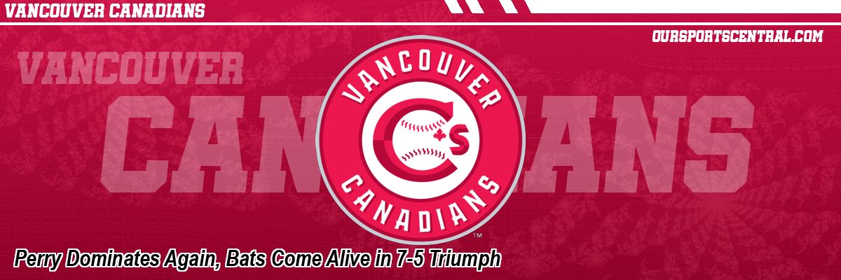 Perry Dominates Again, Bats Come Alive in 7-5 Triumph