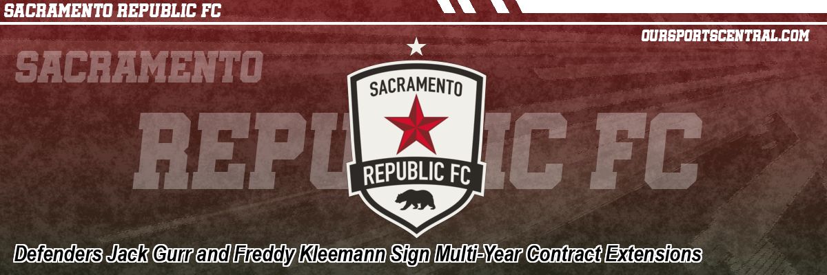 Defenders Jack Gurr and Freddy Kleemann Sign Multi-Year Contract Extensions