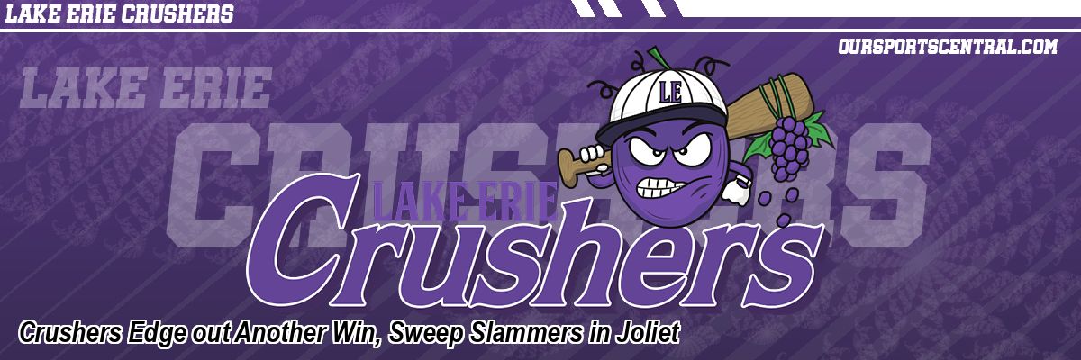 Crushers Edge out Another Win, Sweep Slammers in Joliet