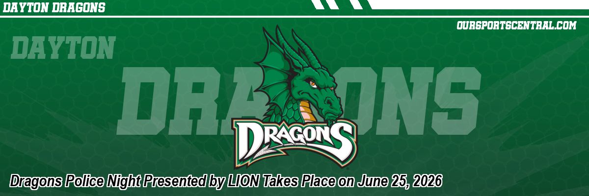 Dragons Police Night Presented by LION Takes Place on June 25, 2026