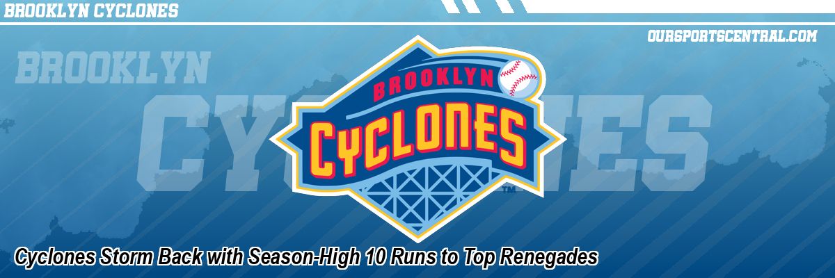 Cyclones Storm Back with Season-High 10 Runs to Top Renegades