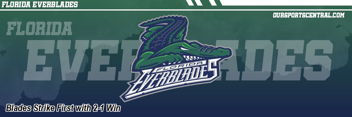Blades Strike First with 2-1 Win