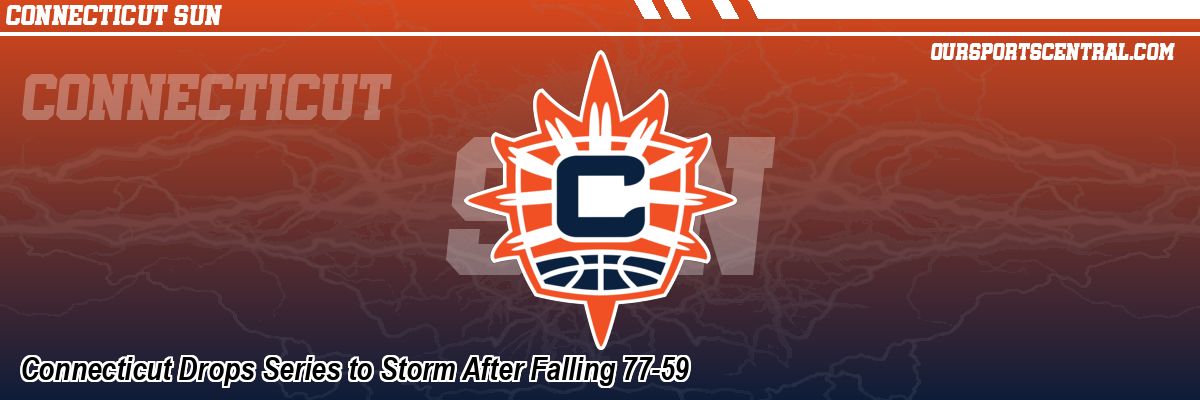 Connecticut Drops Series to Storm After Falling 77-59