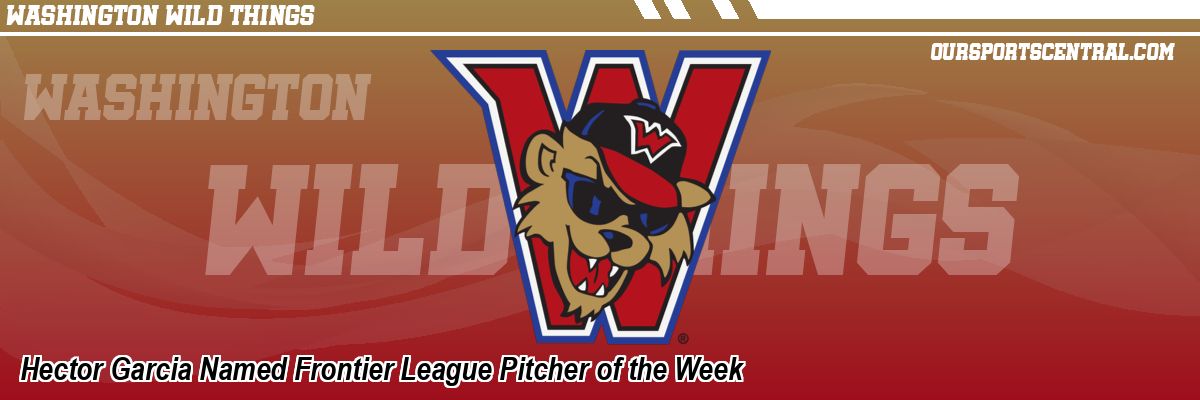Hector Garcia Named Frontier League Pitcher of the Week