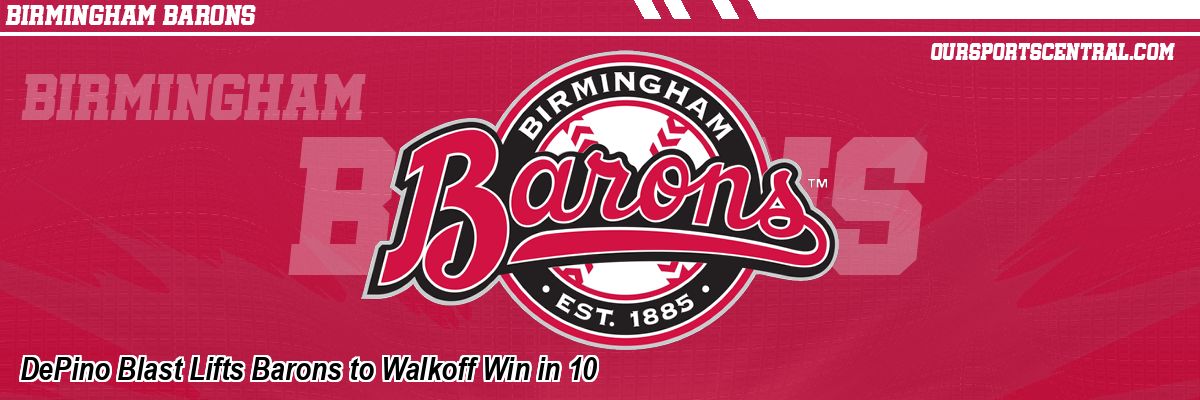DePino Blast Lifts Barons to Walkoff Win in 10