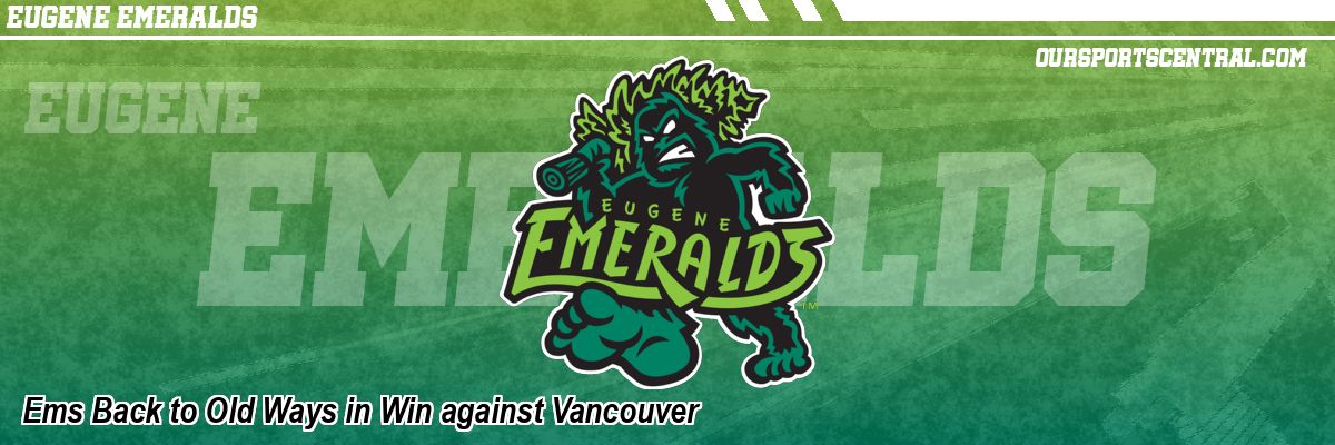 Ems Back to Old Ways in Win against Vancouver