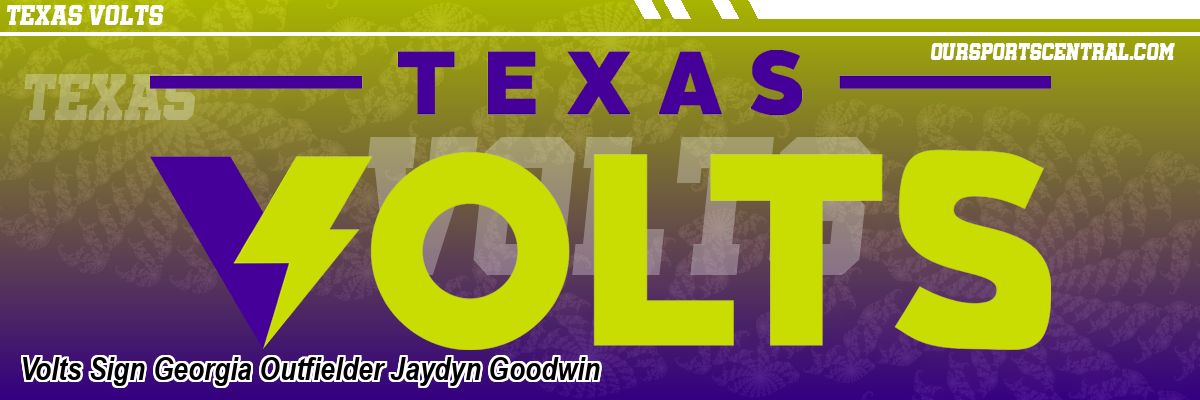 Volts Sign Georgia Outfielder Jaydyn Goodwin