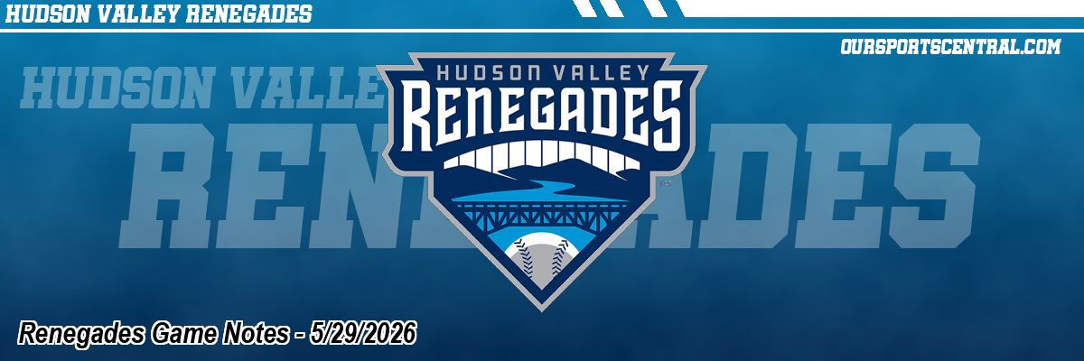 Renegades Game Notes - 5/29/2026