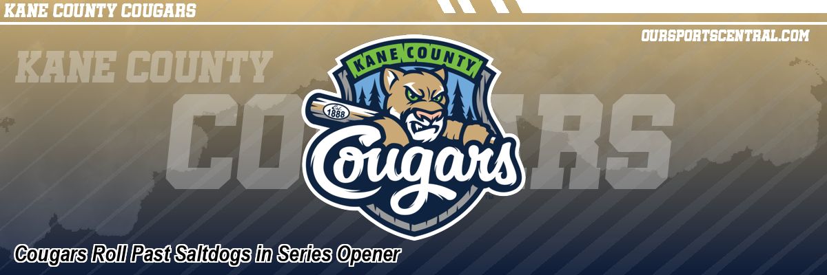 Cougars Roll Past Saltdogs in Series Opener