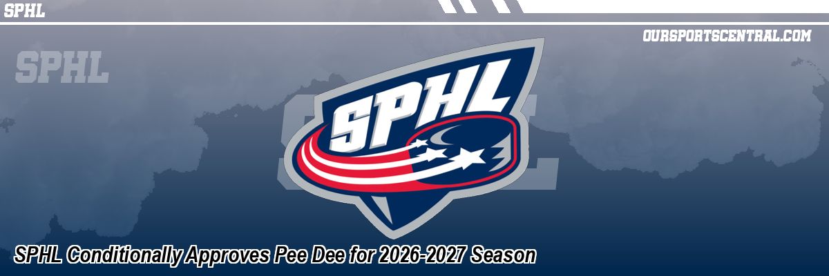 SPHL Conditionally Approves Pee Dee for 2026-2027 Season