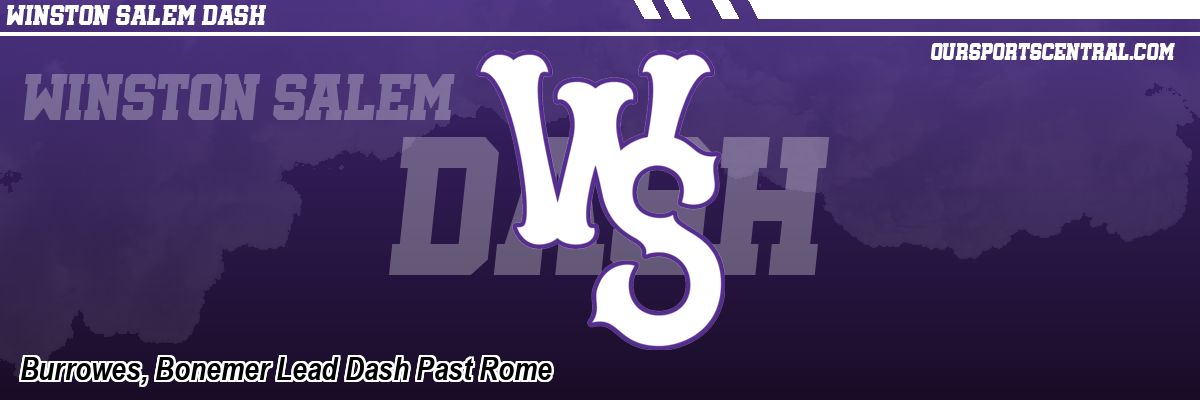 Burrowes, Bonemer Lead Dash Past Rome