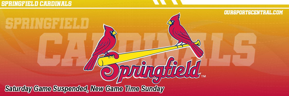 Saturday Game Suspended, New Game Time Sunday