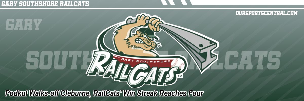 Podkul Walks-off Cleburne, RailCats' Win Streak Reaches Four