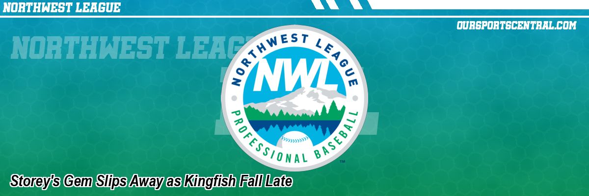 Storey's Gem Slips Away as Kingfish Fall Late