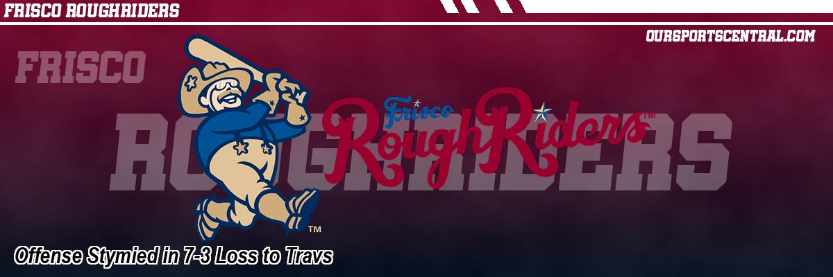 Offense Stymied in 7-3 Loss to Travs