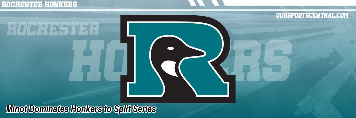 Minot Dominates Honkers to Split Series