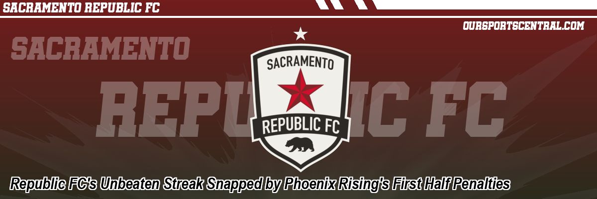 Republic FC's Unbeaten Streak Snapped by Phoenix Rising's First Half Penalties