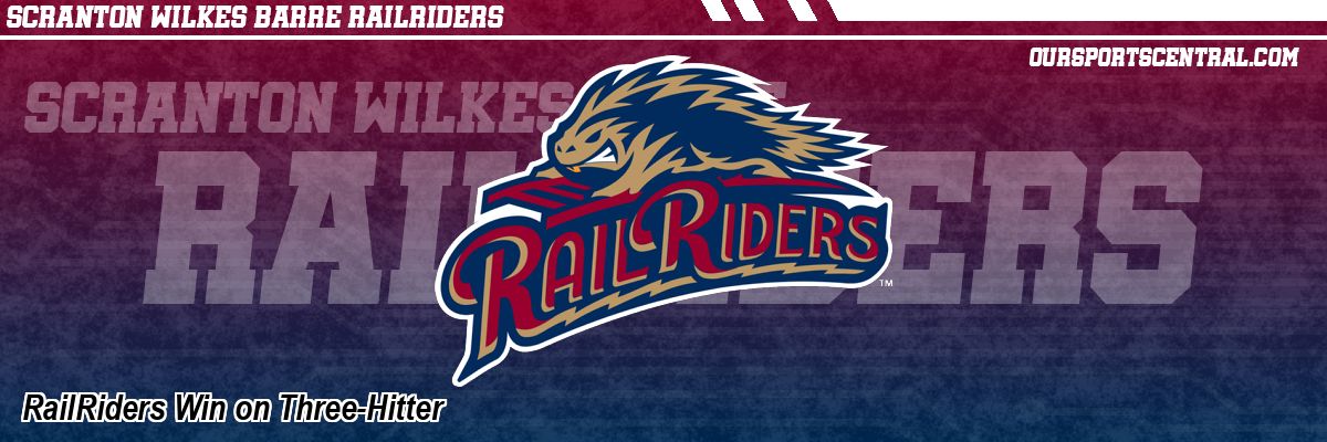 RailRiders Win on Three-Hitter