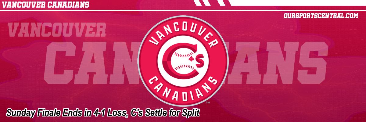 Sunday Finale Ends in 4-1 Loss, C's Settle for Split
