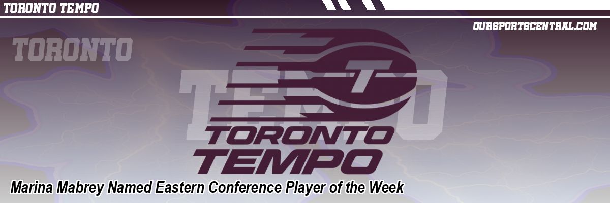 Marina Mabrey Named Eastern Conference Player of the Week