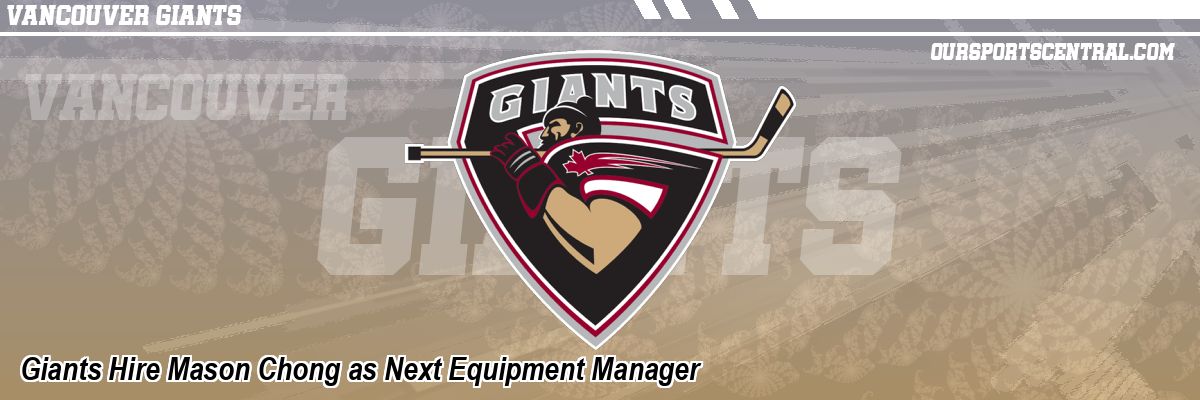 Giants Hire Mason Chong as Next Equipment Manager
